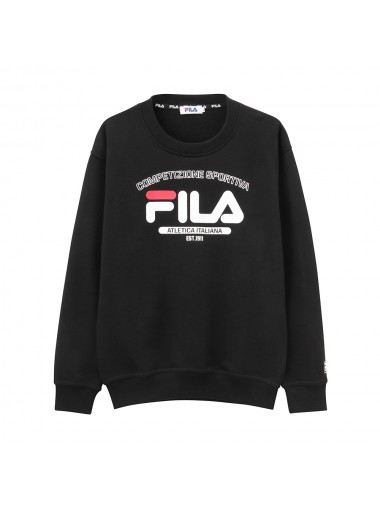 FILA Atletica Italiana Logo Sweater - Black